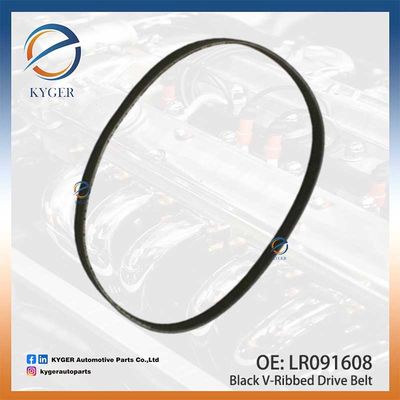 Чёрный V-реберный приводной ремень LR091608 LR184662 C2D49052 для Land Rover Discovery III Range Rover Sport Range Rover Evoque